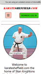 Mobile Screenshot of karatesheffield.com
